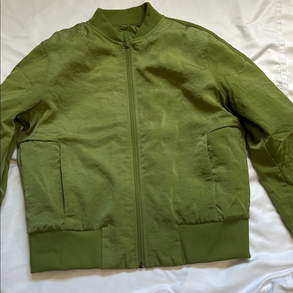 Lululemon Athletica Green Bomber Jacket